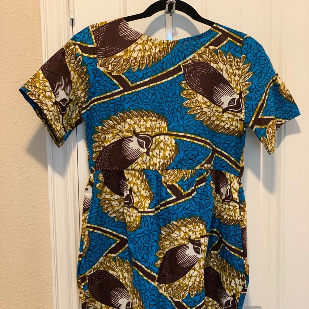 African Print Mini Dress